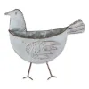 Galvanized Bird Wall Planter - Best for Indoor and Outdoor Plant Display